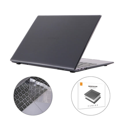 ENKAY for Huawei MateBook X Pro US Version 2 in 1 Crystal Protective Case with TPU Keyboard Film(Black)-garmade.com