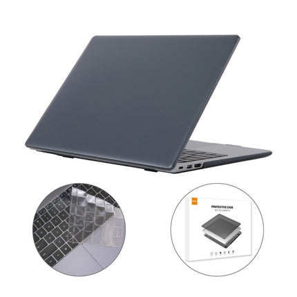 ENKAY for Huawei MateBook D 14 / Honor MagicBook 14 US Version 2 in 1 Crystal Protective Case with TPU Keyboard Film(Black)-garmade.com