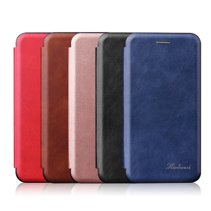 For Samsung Galaxy S21 Ultra 5G Retro Texture Magnetic Leather Case with Card Slot & Holder(Red)-garmade.com