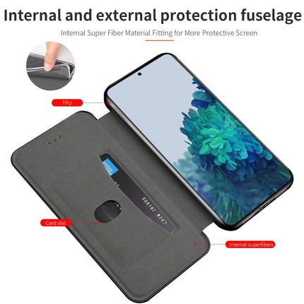 For Samsung Galaxy A32 4G(EU Version) ntegrated Electricity Pressing Retro Texture Magnetic TPU+PU Leather Case with Card Slot & Holder(Red)-garmade.com