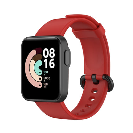 For Xiaomi Watch Mi Watch Lite / Redmi Watch Silicone Sports Wristband(red)-garmade.com
