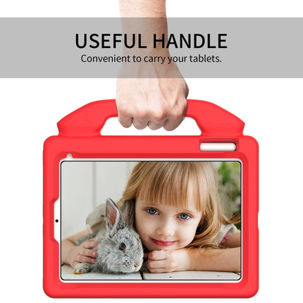 For iPad mini 6 EVA Material Children Flat Anti Falling Cover Protective Shell with Thumb Bracket(Red)-garmade.com