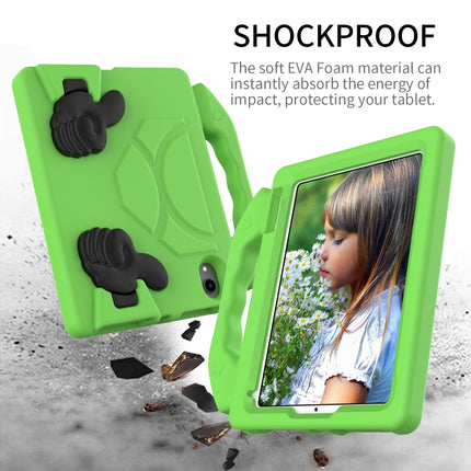 For iPad mini 6 EVA Material Children Flat Anti Falling Cover Protective Shell with Thumb Bracket(Green)-garmade.com