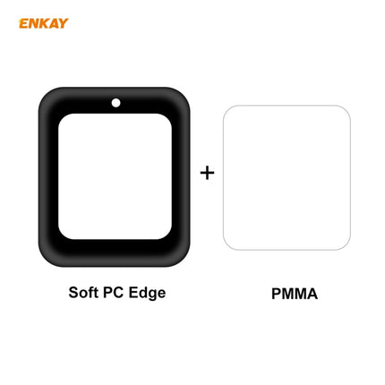 For Redmi Watch 2 PCS ENKAY Hat-Prince 3D Full Screen Soft PC Edge + PMMA HD Screen Protector Film-garmade.com