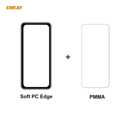 For Huawei B6 2 PCS ENKAY Hat-Prince 3D Full Screen Soft PC Edge + PMMA HD Screen Protector Film-garmade.com