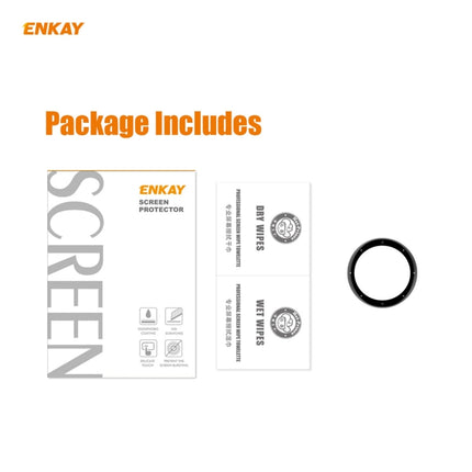 For Garmin Venu 2S / Vivoactive 4S 40mm ENKAY Hat-Prince 3D Full Screen Soft PC Edge + PMMA HD Screen Protector Film-garmade.com