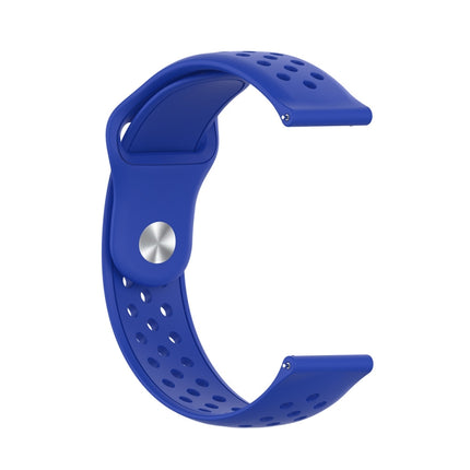 For Samsung Galaxy S3 / Galaxy Watch 46mm Vent Hole Silicone Watch Strap(Royal Blue)-garmade.com