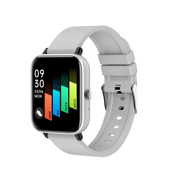 H10 1.54inch Color Screen Smart Watch IP67 Waterproof,Support Bluetooth Call/Heart Rate Monitoring/Blood Pressure Monitoring/Blood Oxygen Monitoring/Sleep Monitoring(Gray)-garmade.com