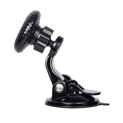 Universal Magnetic Car Phone Holder with Adjustable Suction Cup 360 Degree Rotating Telescopic Magnetic Car Holder,-garmade.com