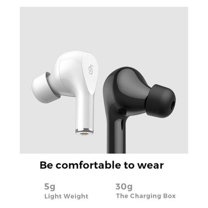 T16 Ultra-Long Standby TWS Earphones Wireless Bluetooth Stereo Sports Earbuds, Supports Touch & Wireless Charging(Black)-garmade.com