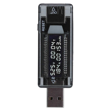 KWS-V21 QC2.0 USB Current Voltage Tester Charge Detector, Multimeter, Power Capacity Meter-garmade.com