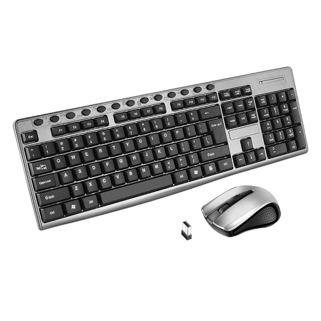 KB6600 104 Keys 2.4G Wireless Keyboard and Mouse Set-garmade.com