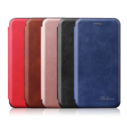 For iPhone 13 Pro Integrated Voltage Retro Texture Magnetic TPU+PU Leather Case with Card Slot & Holder(Blue)-garmade.com