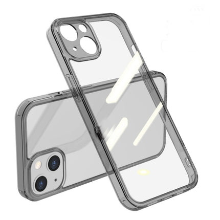 High Transparent Tempered Glass + TPU Shockproof Case For iPhone 13 Pro(Black)-garmade.com