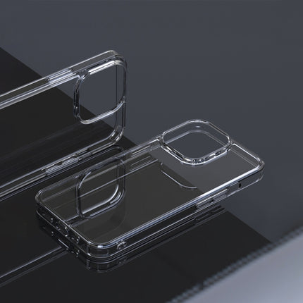 High Transparent Tempered Glass + TPU Shockproof Case For iPhone 13 Pro(Black)-garmade.com