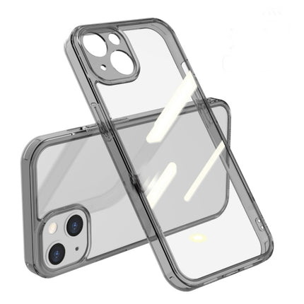 High Transparent Tempered Glass + TPU Shockproof Case For iPhone 13(Black)-garmade.com
