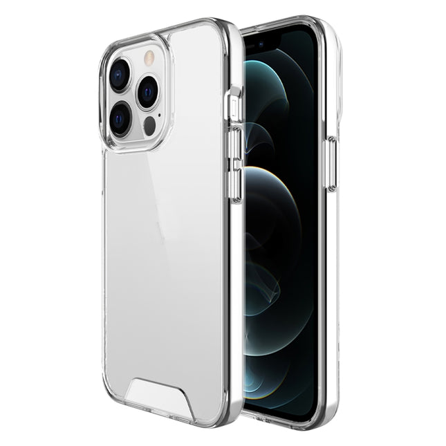 High Transparent Acrylic +TPU Shockproof Case For iPhone 13(Transparent)-garmade.com