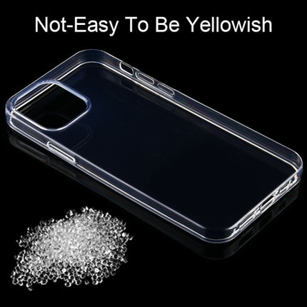 Thickened Non-slip Non-yellowing Transparent TPU Case For iPhone 13 Pro(Transparent)-garmade.com