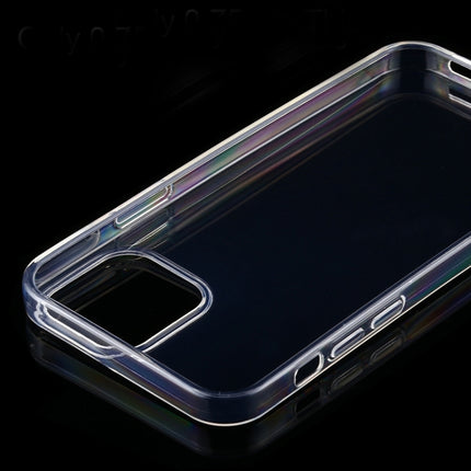 Thickened Non-slip Non-yellowing Transparent TPU Case For iPhone 13 mini(Transparen)-garmade.com