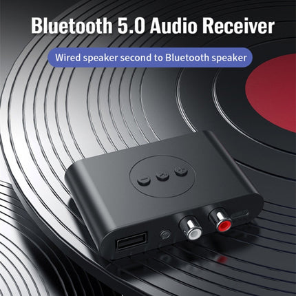 B21 Bluetooth 5.0 Audio Receiver AUX RCA Output U-disk Playback-garmade.com
