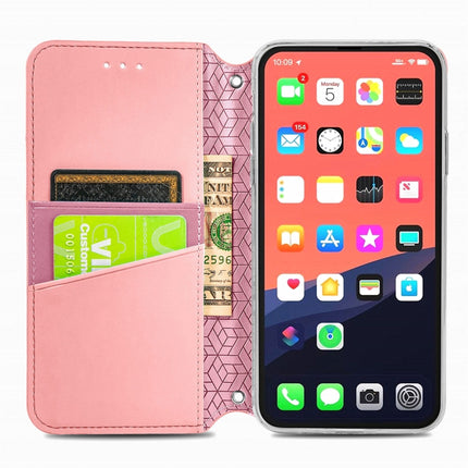 For iPhone 13 Pro Max Blooming Mandala Embossed Pattern Magnetic Horizontal Flip Leather Case with Holder & Card Slots & Wallet(Pink)-garmade.com