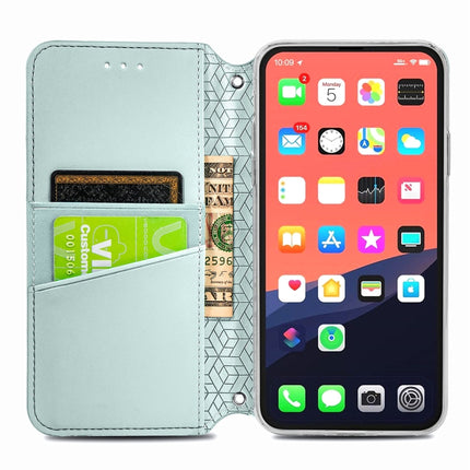 For iPhone 13 Blooming Mandala Embossed Pattern Magnetic Horizontal Flip Leather Case with Holder & Card Slots & Wallet(Grey)-garmade.com