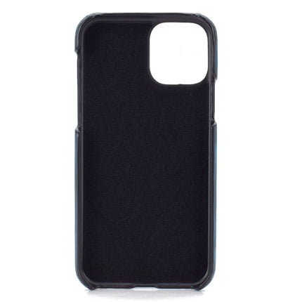 Paste Skin + PC Thermal Sensor Discoloration Case For iPhone 13 Pro Max(Black Blue)-garmade.com