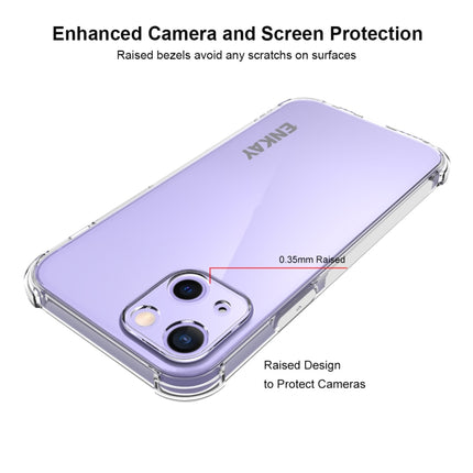 Hat-Prince ENKAY Clear TPU Shockproof Soft Case Drop Protection Cover For iPhone 13 mini-garmade.com