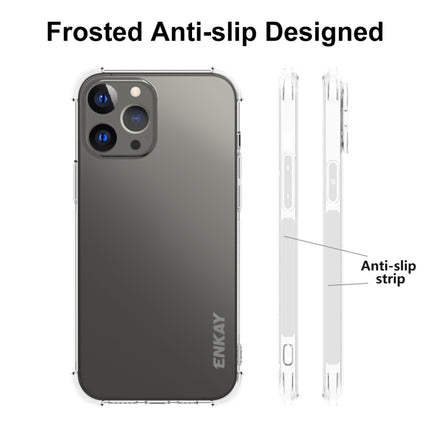 Hat-Prince ENKAY Clear TPU Shockproof Soft Case Drop Protection Cover For iPhone 13 Pro Max-garmade.com