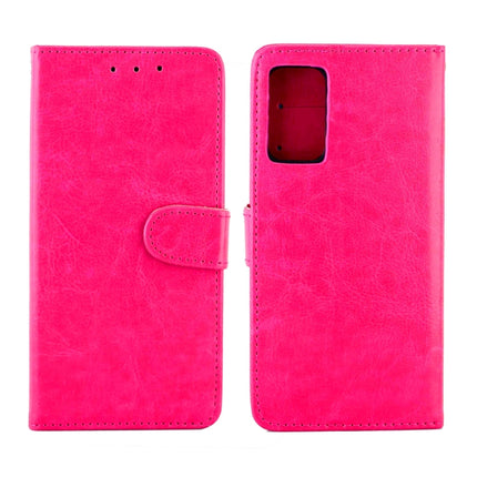 For Xiaomi Redmi Note10 5G / Poco M3 Pro Crazy Horse Texture Leather Horizontal Flip Protective Case with Holder & Card Slots & Wallet & Photo Frame(Rose Red)-garmade.com
