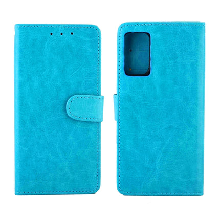 For Xiaomi Redmi Note10 5G / Poco M3 Pro Crazy Horse Texture Leather Horizontal Flip Protective Case with Holder & Card Slots & Wallet & Photo Frame(Baby Blue)-garmade.com