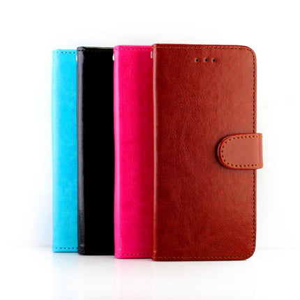 For Xiaomi Redmi Note10 5G / Poco M3 Pro Crazy Horse Texture Leather Horizontal Flip Protective Case with Holder & Card Slots & Wallet & Photo Frame(Brown)-garmade.com