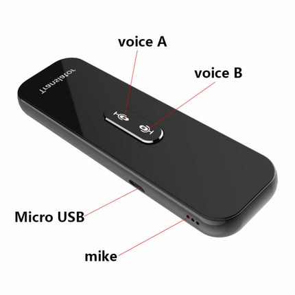 G6X Smart Real Time Voice Translator 40 Languages for Android IOS and Smartphone(Gray)-garmade.com