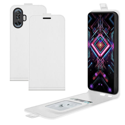 For Xiaomi Poco F3 GT R64 Texture Single Vertical Flip Leather Protective Case with Card Slots & Photo Frame(White)-garmade.com