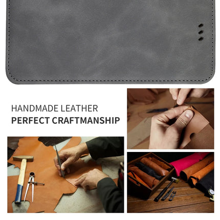 Retro Skin Feel Business Magnetic Horizontal Flip Leather Case for iPhone XR(Dark Grey)-garmade.com