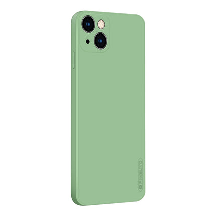 PINWUYO Touching Series Liquid Silicone TPU Shockproof Case For iPhone 13(Green)-garmade.com