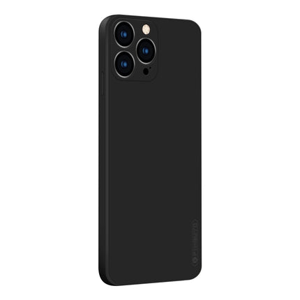 PINWUYO Touching Series Liquid Silicone TPU Shockproof Case For iPhone 13 Pro Max(Black)-garmade.com