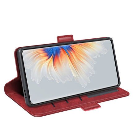 For Xiaomi Mix 4 Dual-side Magnetic Buckle Horizontal Flip Leather Case with Holder & Card Slots & Wallet(Red)-garmade.com