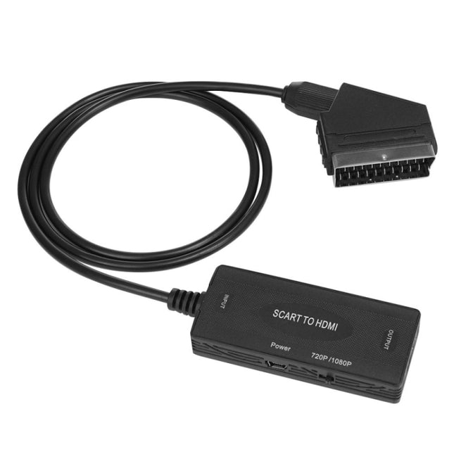1080P SCART to HDMI Audio Video Converter Adapter-garmade.com