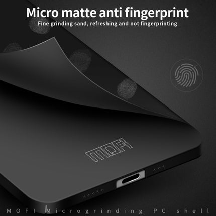 For iPhone 13 Pro MOFI Frosted PC Ultra-thin Hard Case(Black)-garmade.com