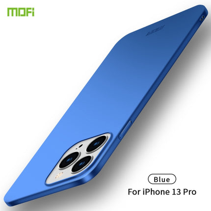 For iPhone 13 Pro MOFI Frosted PC Ultra-thin Hard Case(Blue)-garmade.com