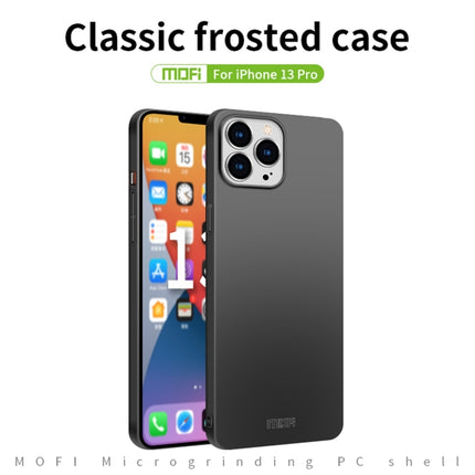 For iPhone 13 Pro MOFI Frosted PC Ultra-thin Hard Case(Blue)-garmade.com