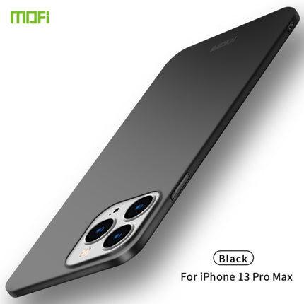 For iPhone 13 Pro Max MOFI Frosted PC Ultra-thin Hard Case(Black)-garmade.com