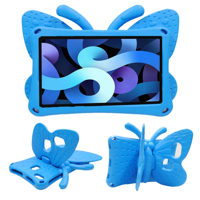 For Galaxy Tab A 8.0 2019 T290 / T295 Butterfly Bracket Style EVA Children Falling Proof Cover Protective Case(Blue)-garmade.com