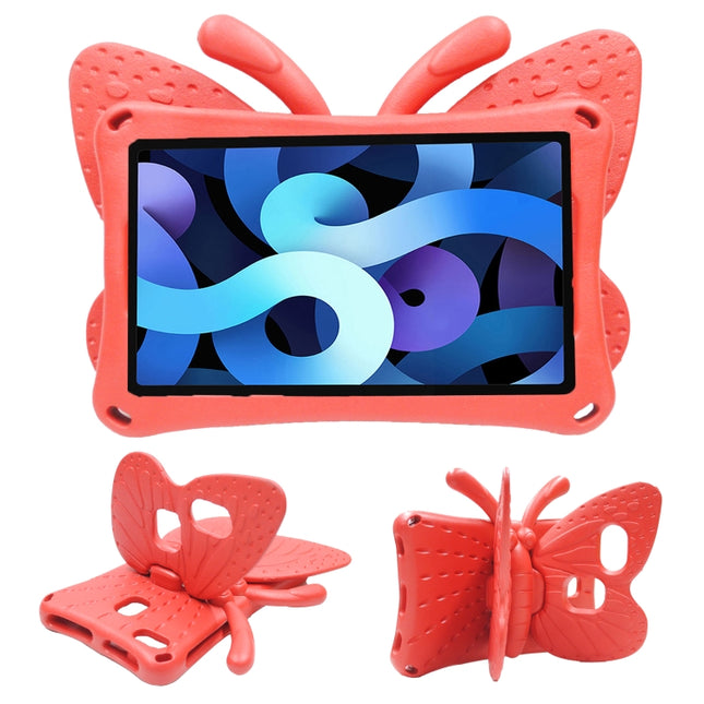 For Galaxy Tab A 8.0 2019 T290 / T295 Butterfly Bracket Style EVA Children Falling Proof Cover Protective Case(Red)-garmade.com