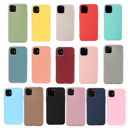 Solid Color Frosted TPU Phone Case For iPhone 13 Pro Max(Orange)-garmade.com