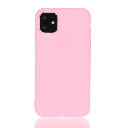 Solid Color Frosted TPU Phone Case ForiPhone 13 Pro(Darj Magenta)-garmade.com