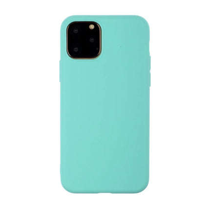 Solid Color Frosted TPU Phone Case For iPhone 13(Green)-garmade.com