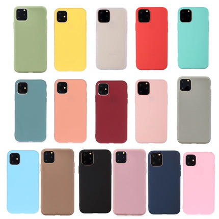 Solid Color Frosted TPU Phone Case For iPhone 13 mini(Red)-garmade.com