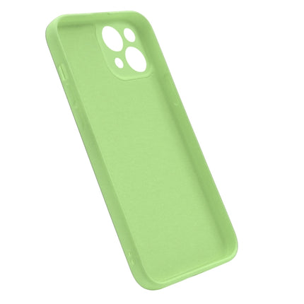 Hat-Prince ENKAY Liquid Silicone Shockproof Protective Case Cover for iPhone 13(Beige)-garmade.com